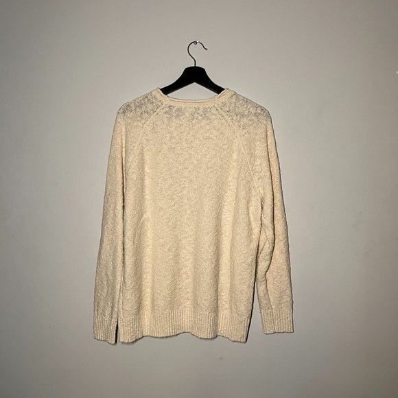 LL Bean Midweight Cotton Slub Rollneck Pullover - Picture 2 of 4